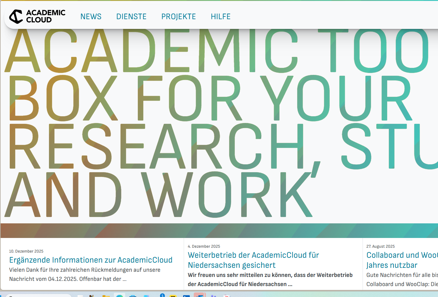 Die AcademicCloud: Datenschutzkonforme KI und Forschungstools für Hochschulangehörige